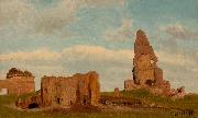 Albert Bierstadt Ruins-Campagna of Rome Spain oil painting artist